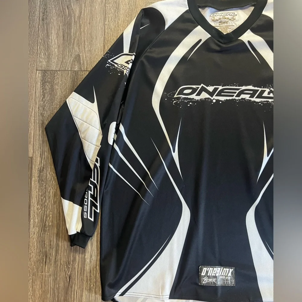 O’NEAL Motocross Men's Black and White Jersey - Picture 4 of 9